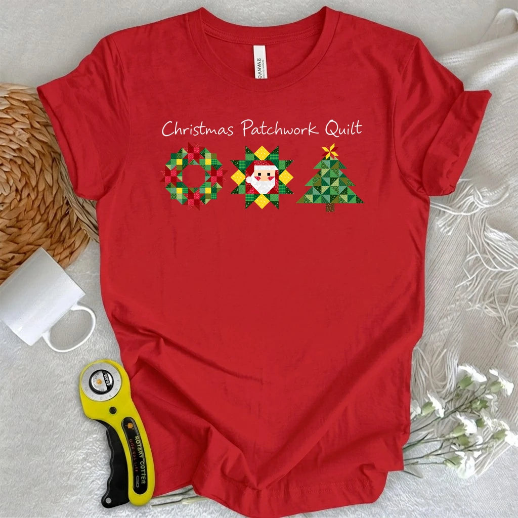 Christmas Patchwork T-shirt
