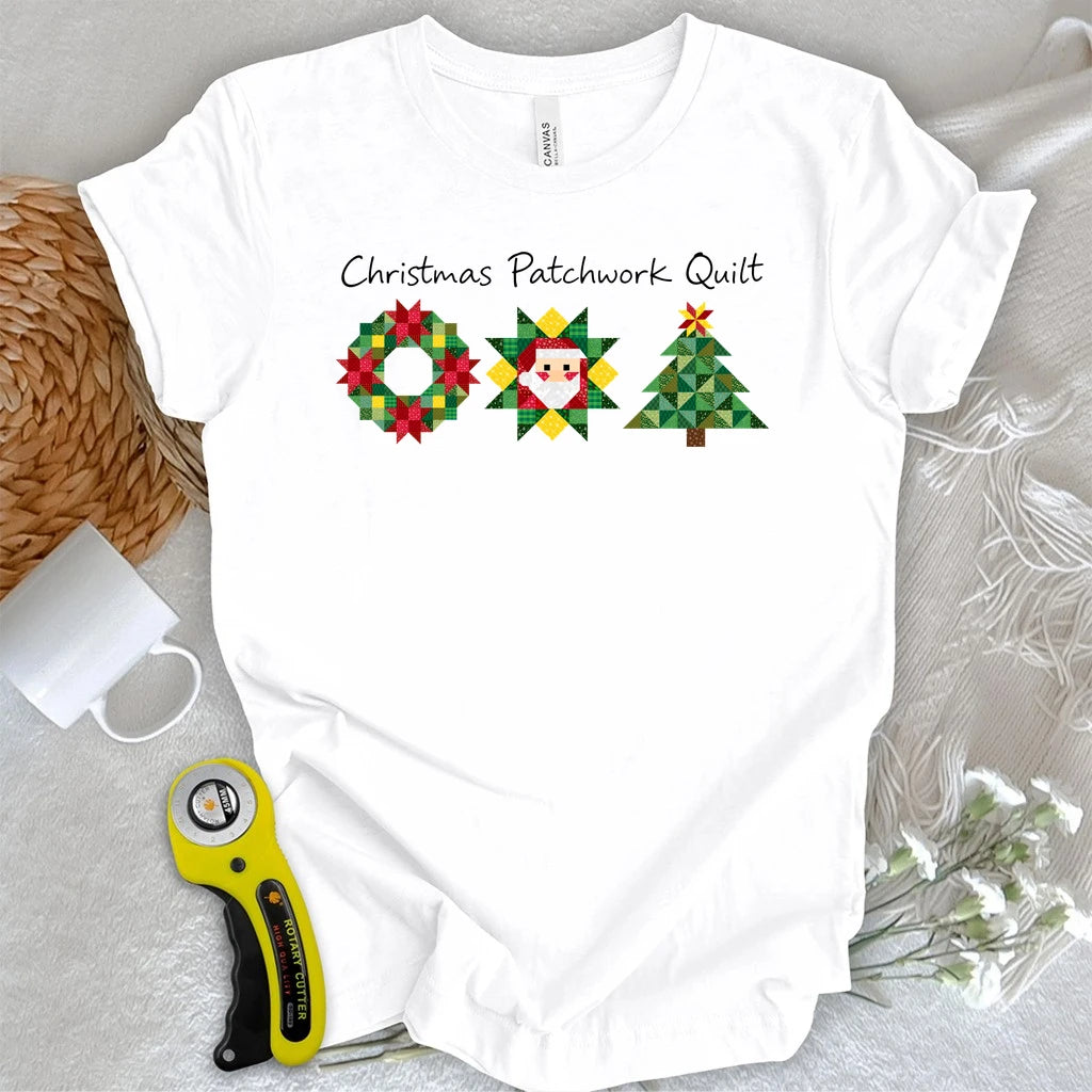 Christmas Patchwork T-shirt