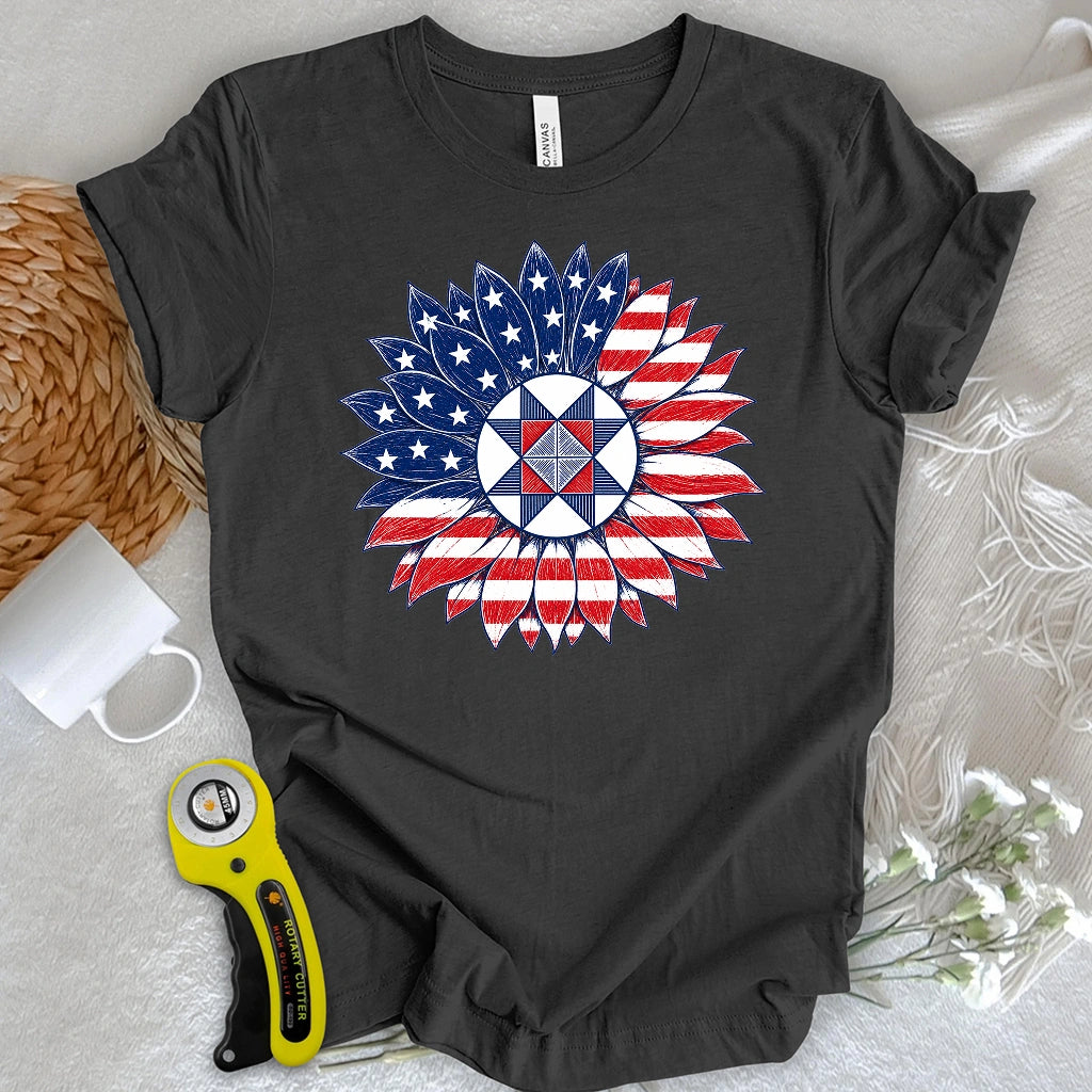 American Pride Sunflower T-shirt