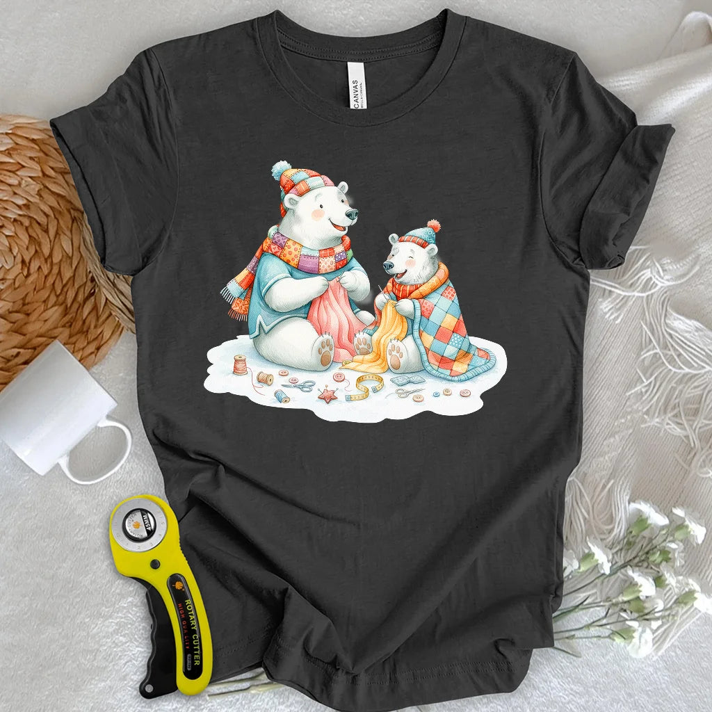 T-shirt l'Heure de la courtepointe des oursons