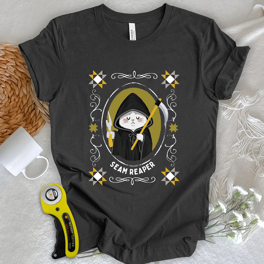 T-shirt faucheuse de coutures de chat