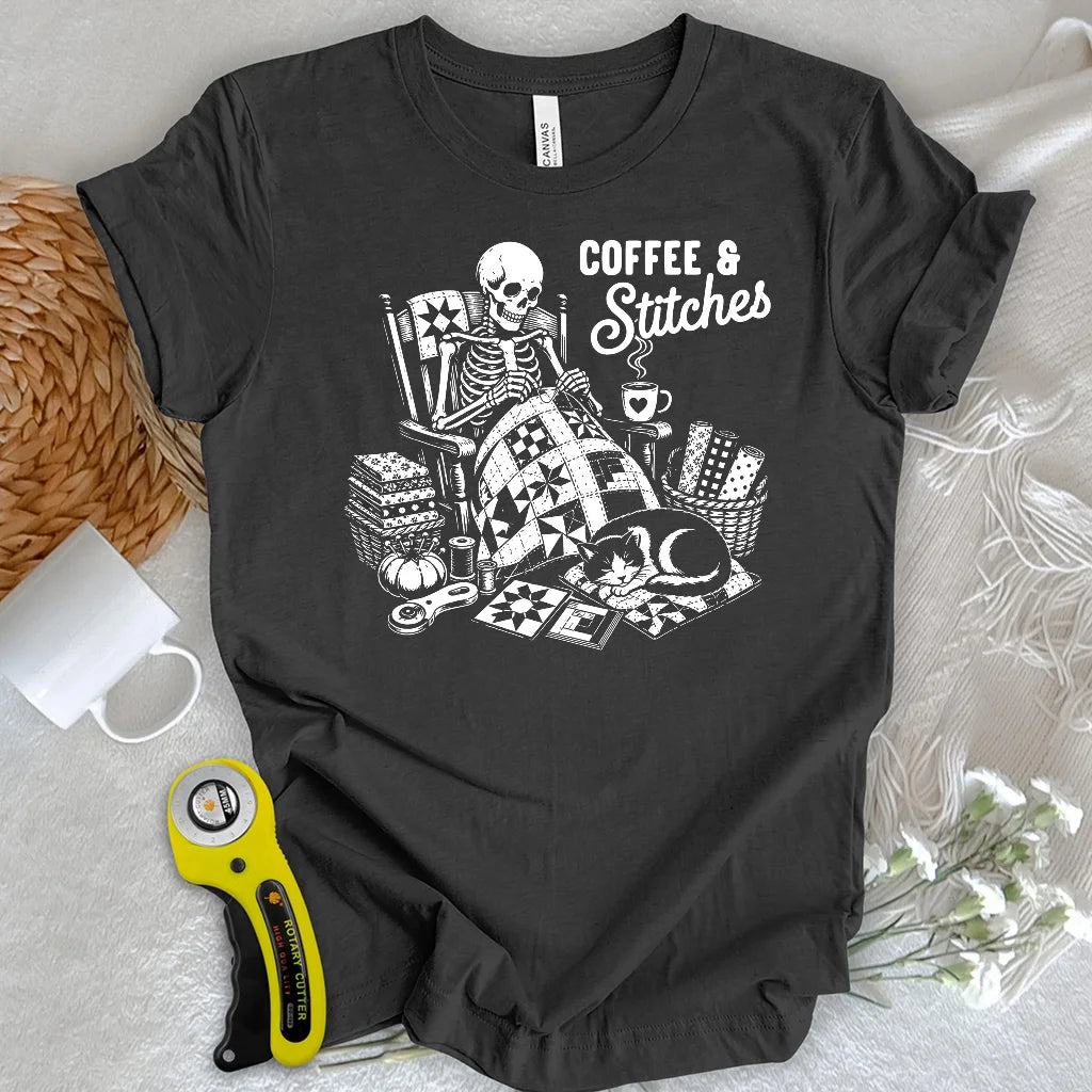 Coffee & Stitches T-shirt