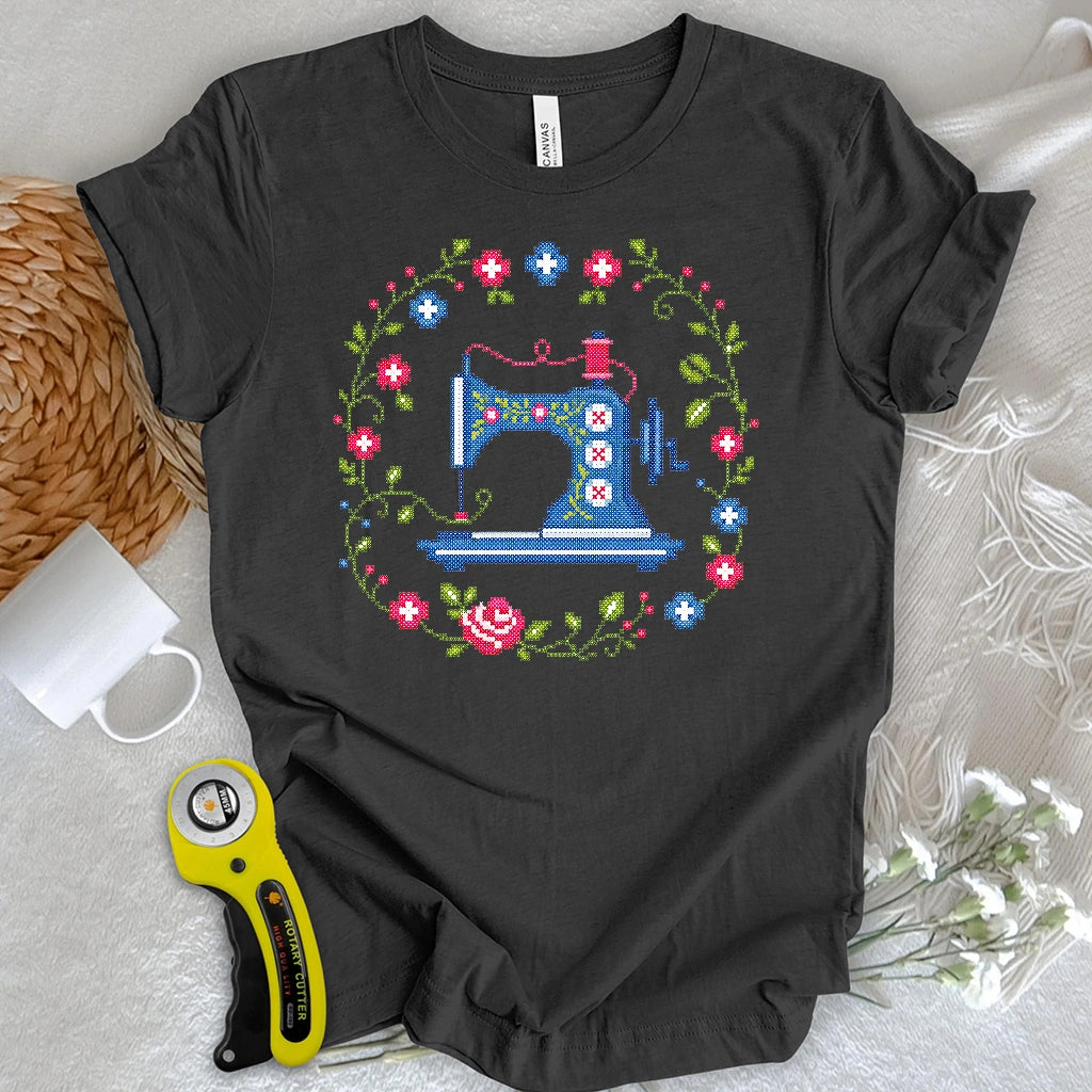 Cross Stitch Singer T-shirt