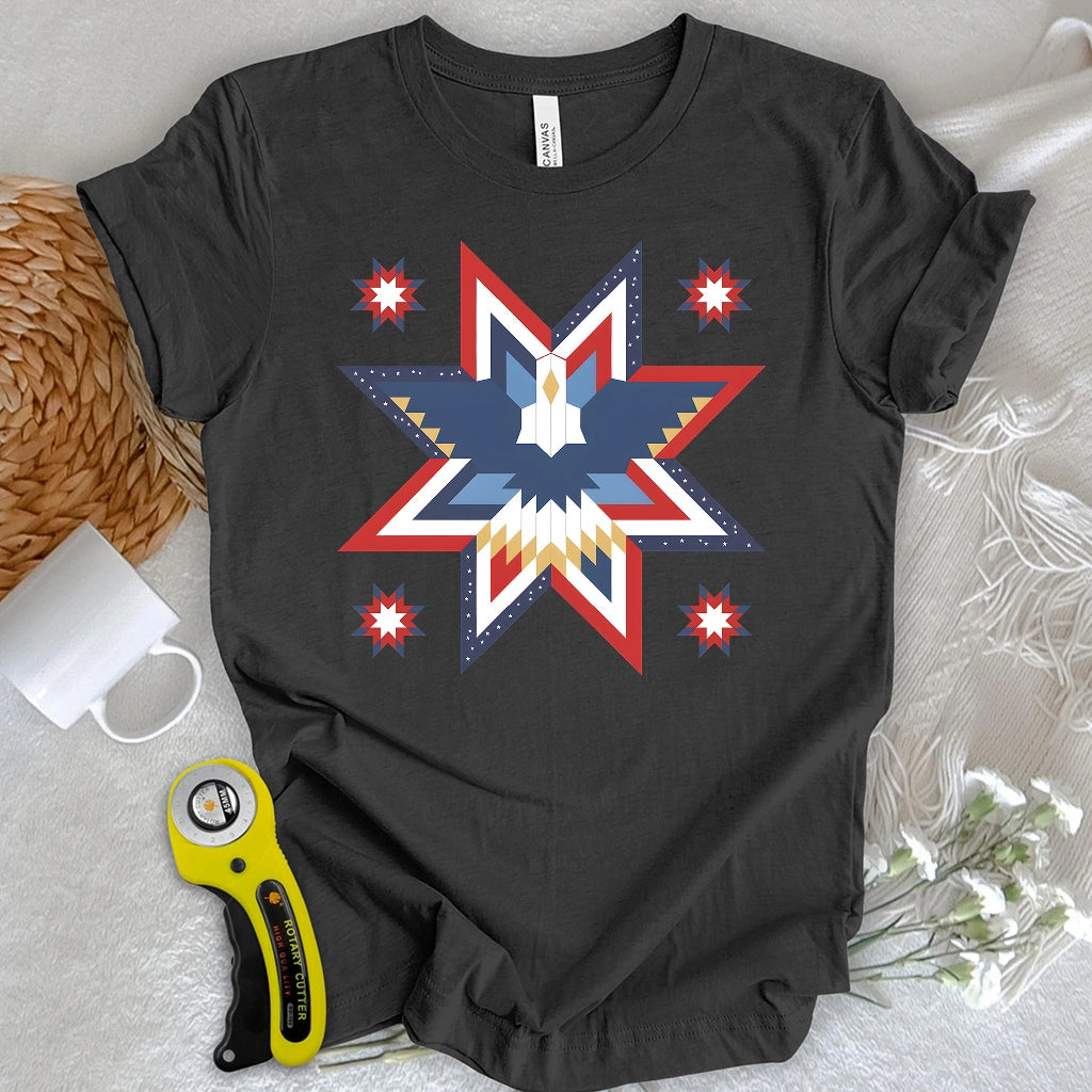 Eagle Star Quilt T-shirt