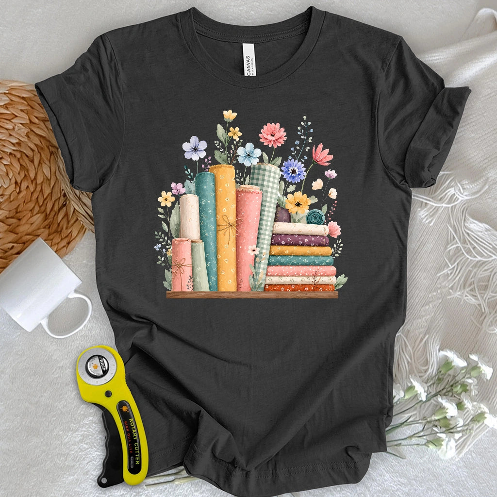 Fabric Bloom T-shirt