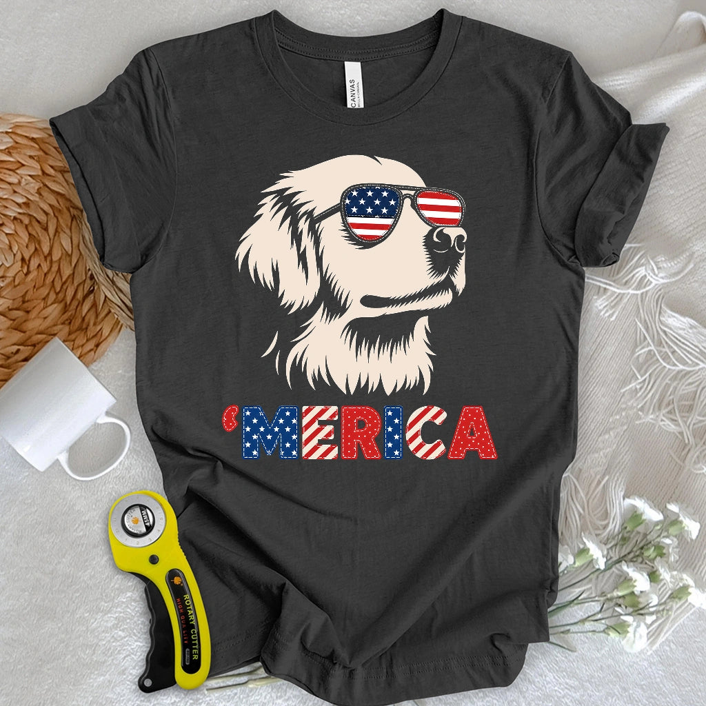 Golden ’Merica Appliqué T-shirt