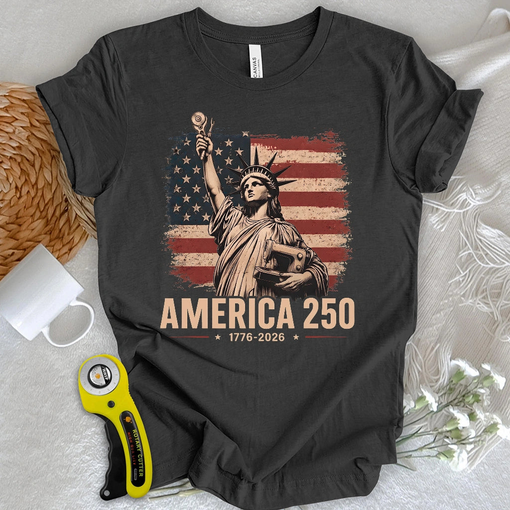 Liberty Freedom Quilt T-shirt