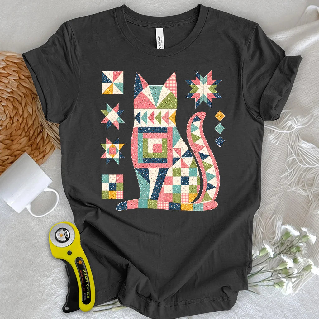 Patchwork Cat T-shirt