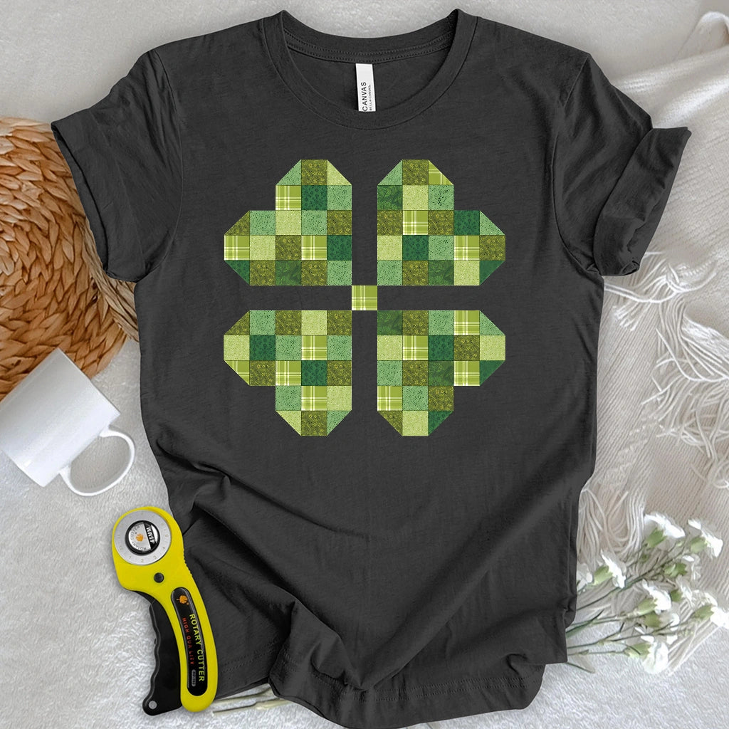 Patchwork Lucky Clover T-shirt