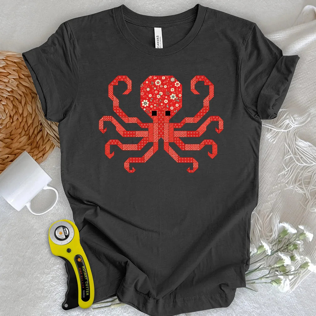 Patchwork Octopus T-Shirt