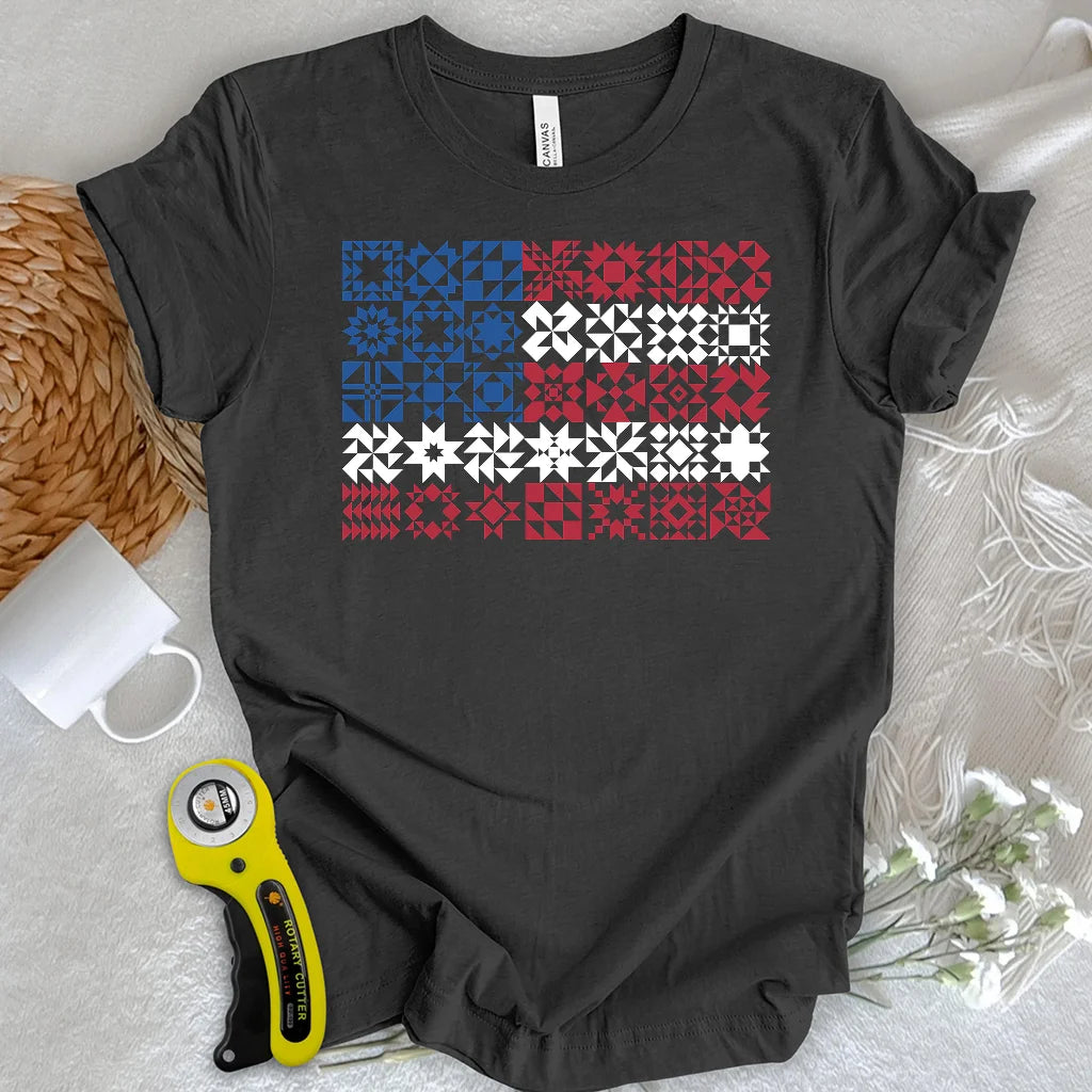 Patchwork Patriot T-shirt