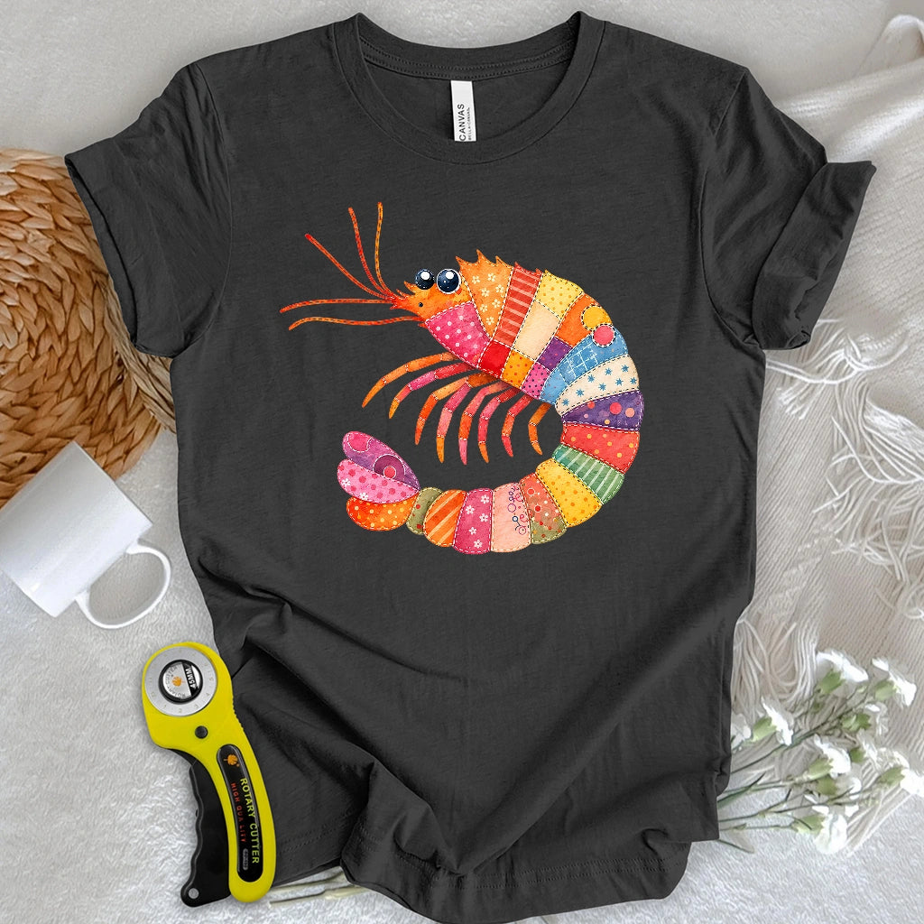 Patchwork Shrimp T-shirt