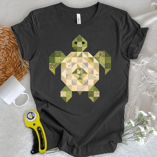 Patchwork Turtle T-shirt