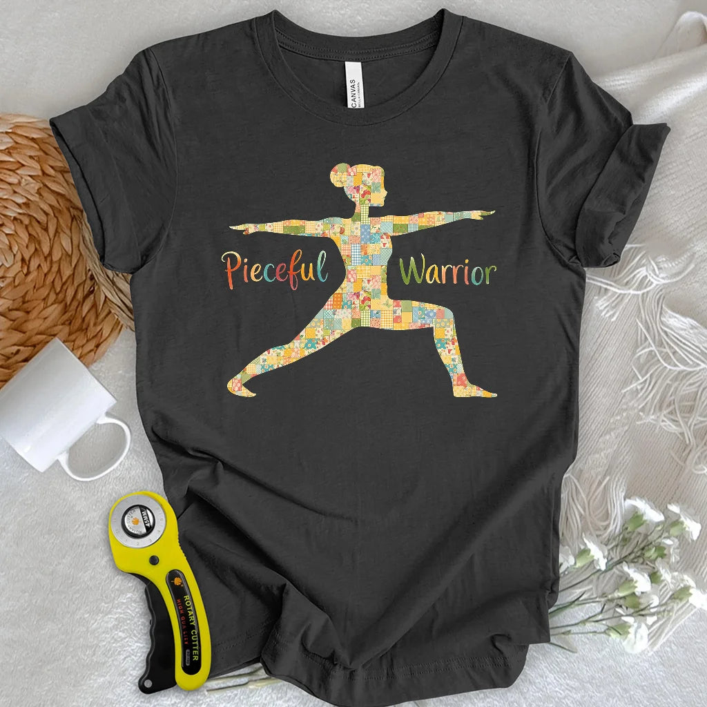 Patchwork Yoga Quilter T-shirt