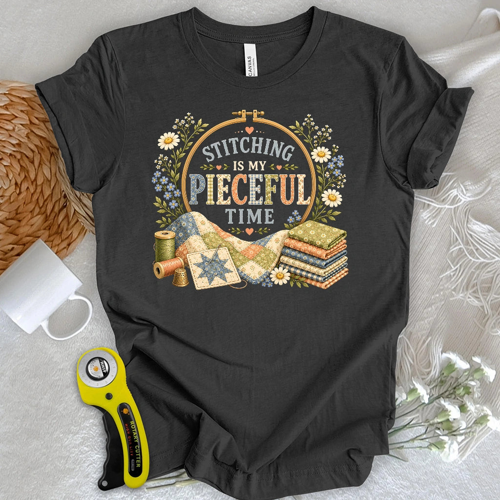 Pieceful Stitching Time T-shirt