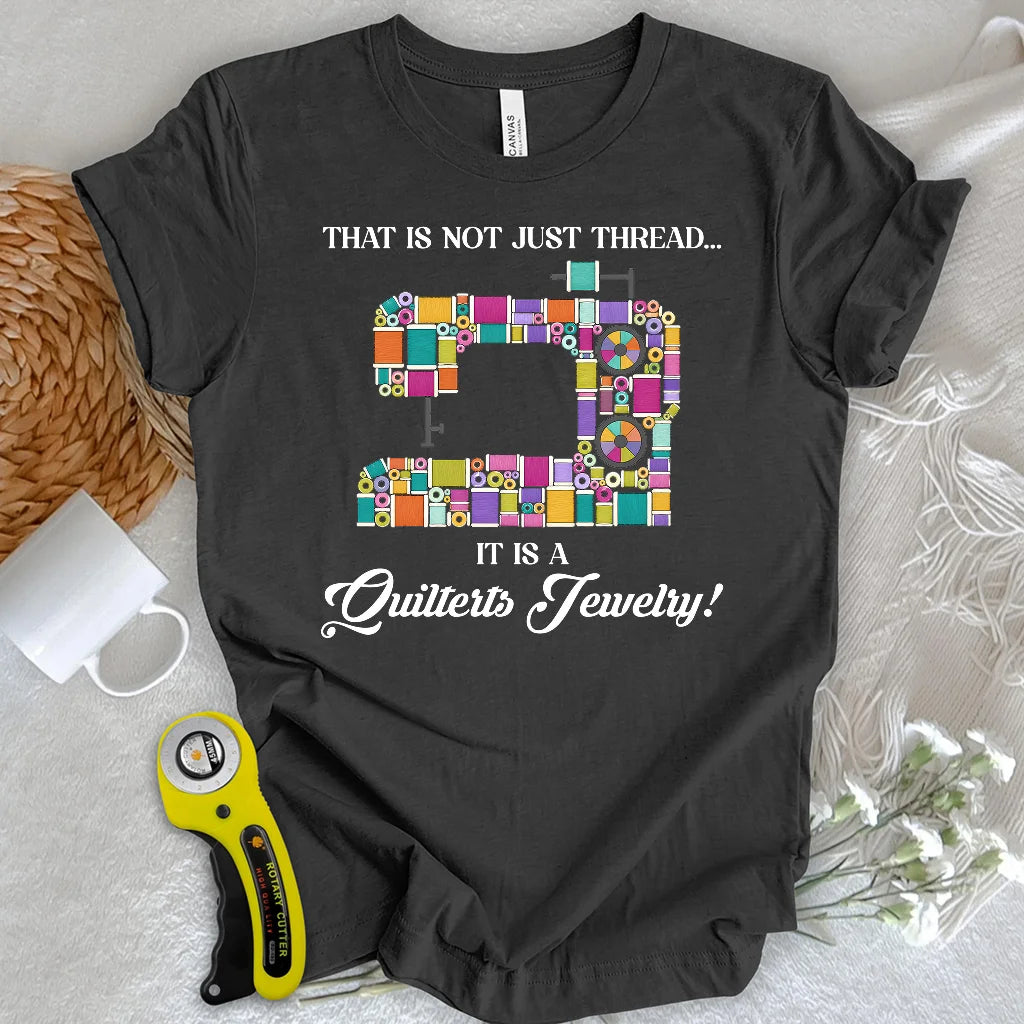 Powered by Sewing Machine & Thread T-shirt