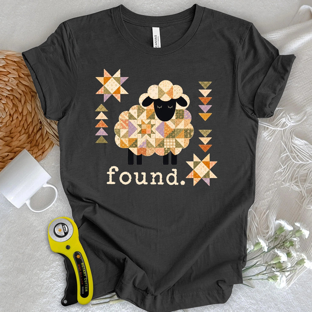 Psalm 23 Patchwork Sheep T-shirt