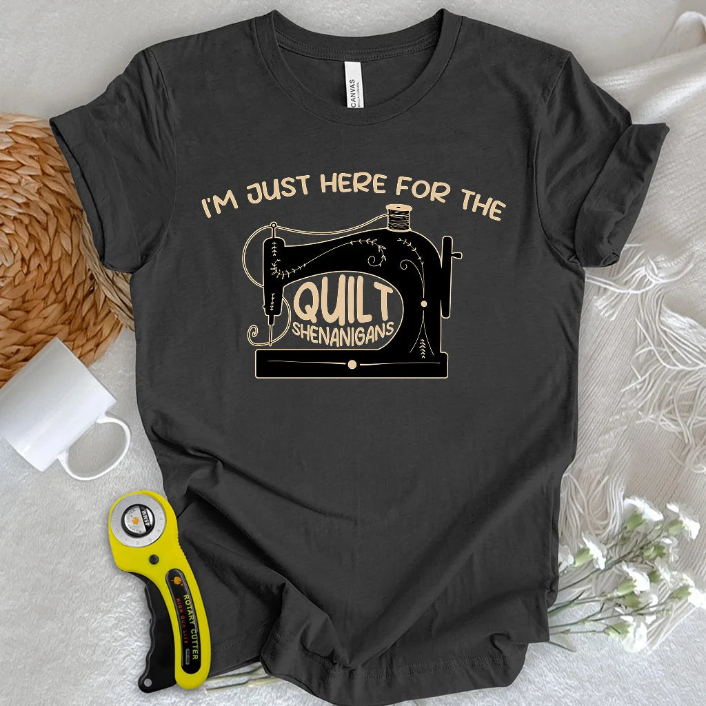 T-shirt "Quilting et Bêtises"