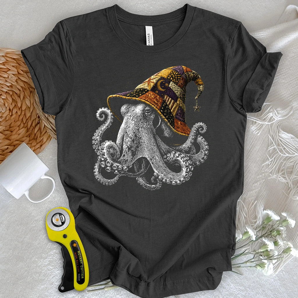 Quilted Witch Octopus T-shirt