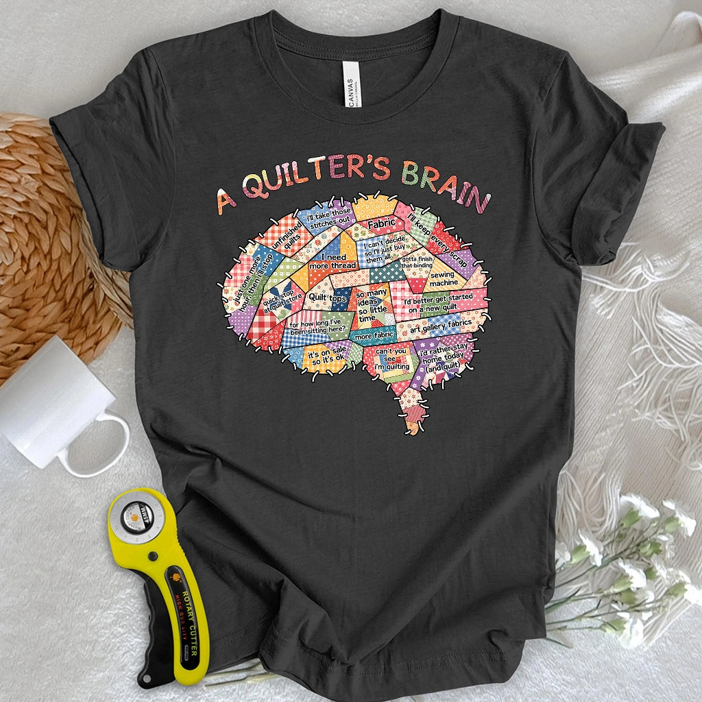 Quilter's Brain T-shirt