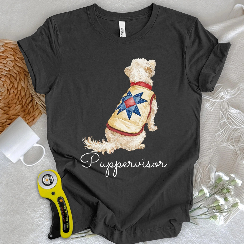 Quilty Pup Star T-shirt