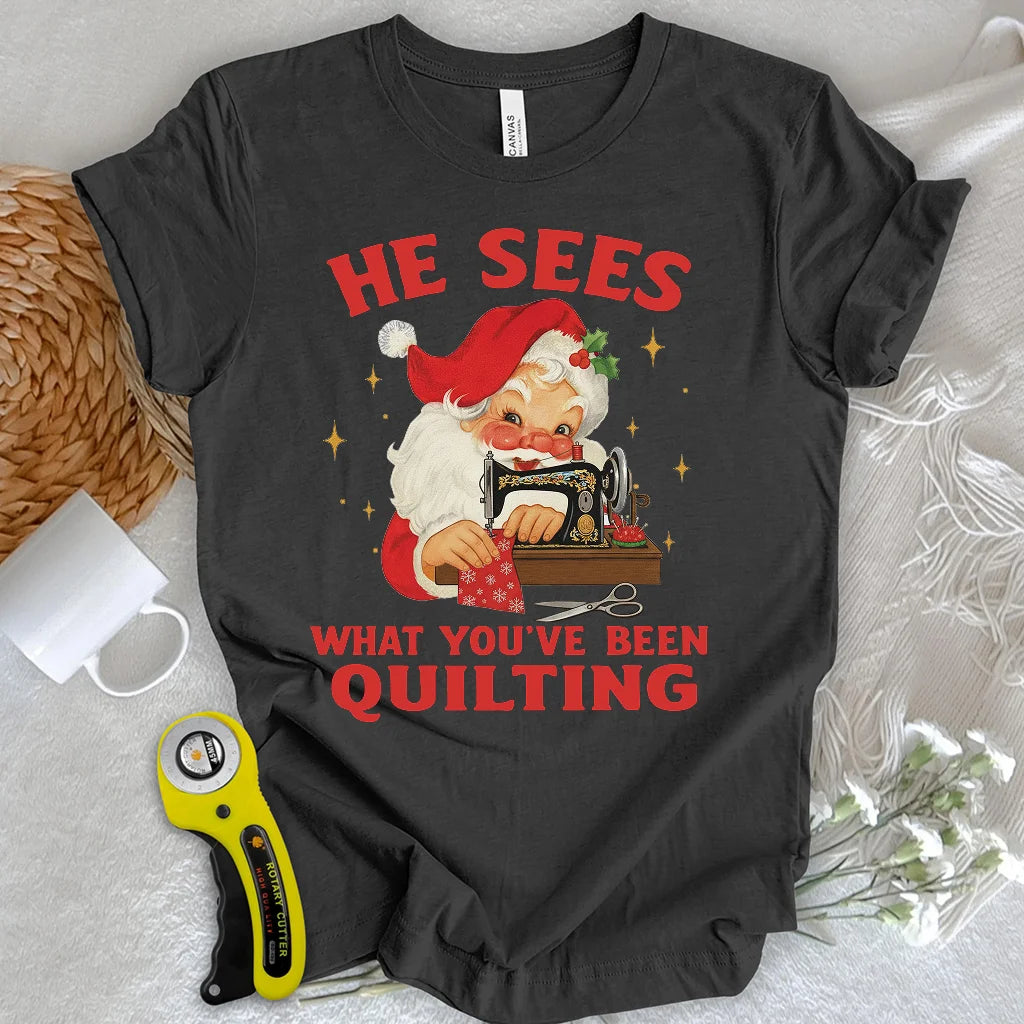 Santa Sees T-shirt