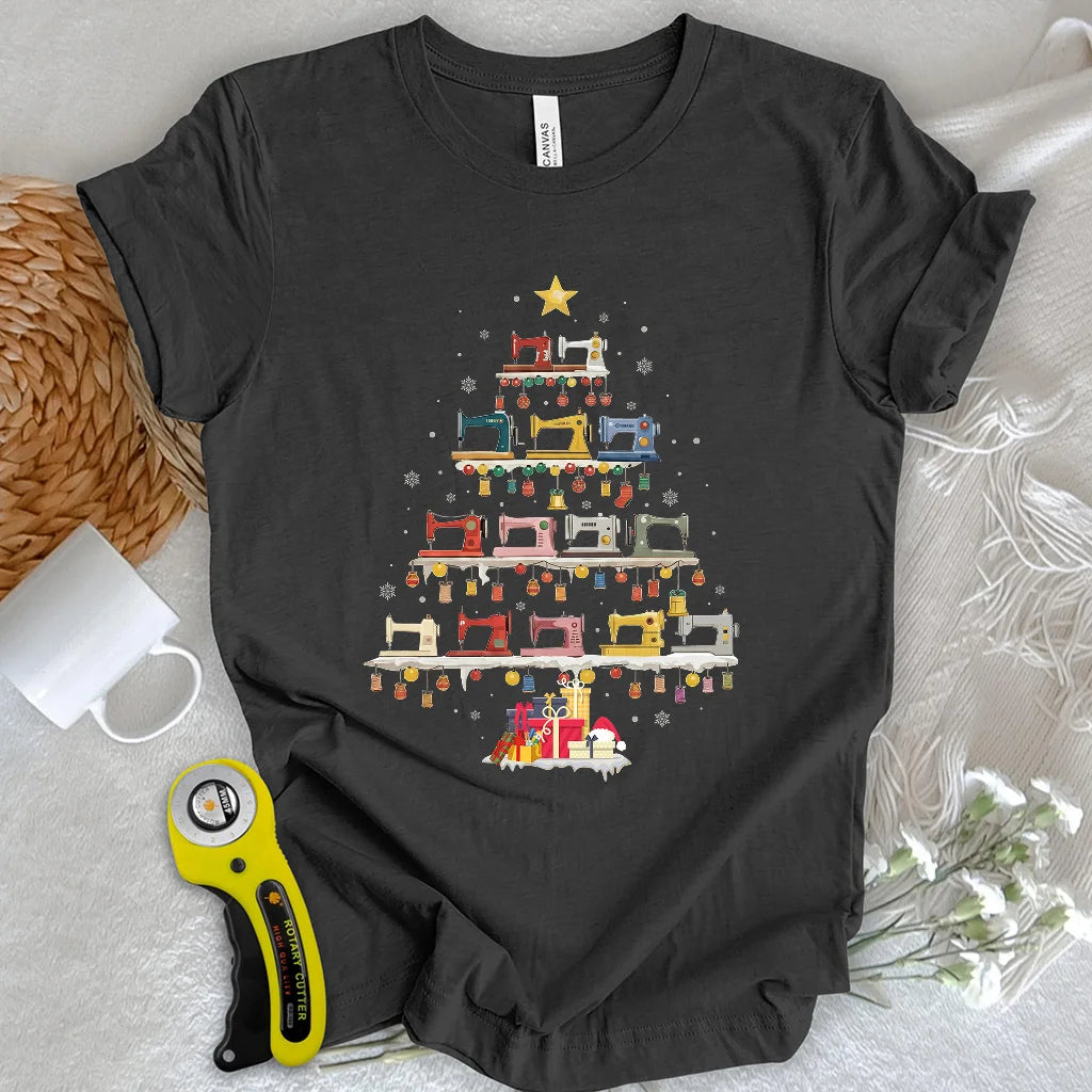 Sewing Machine Tree T-shirt