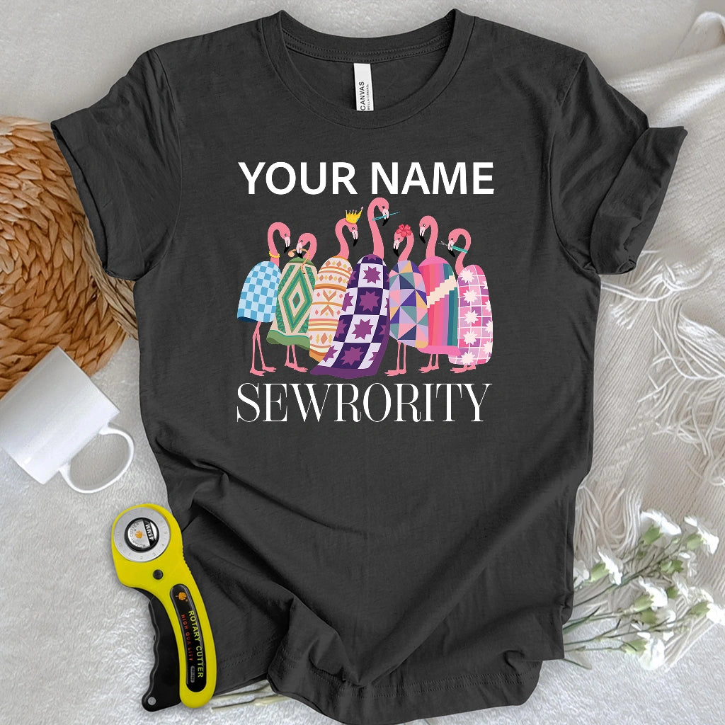 "Custom Name" Sewrority Sisters T-shirt