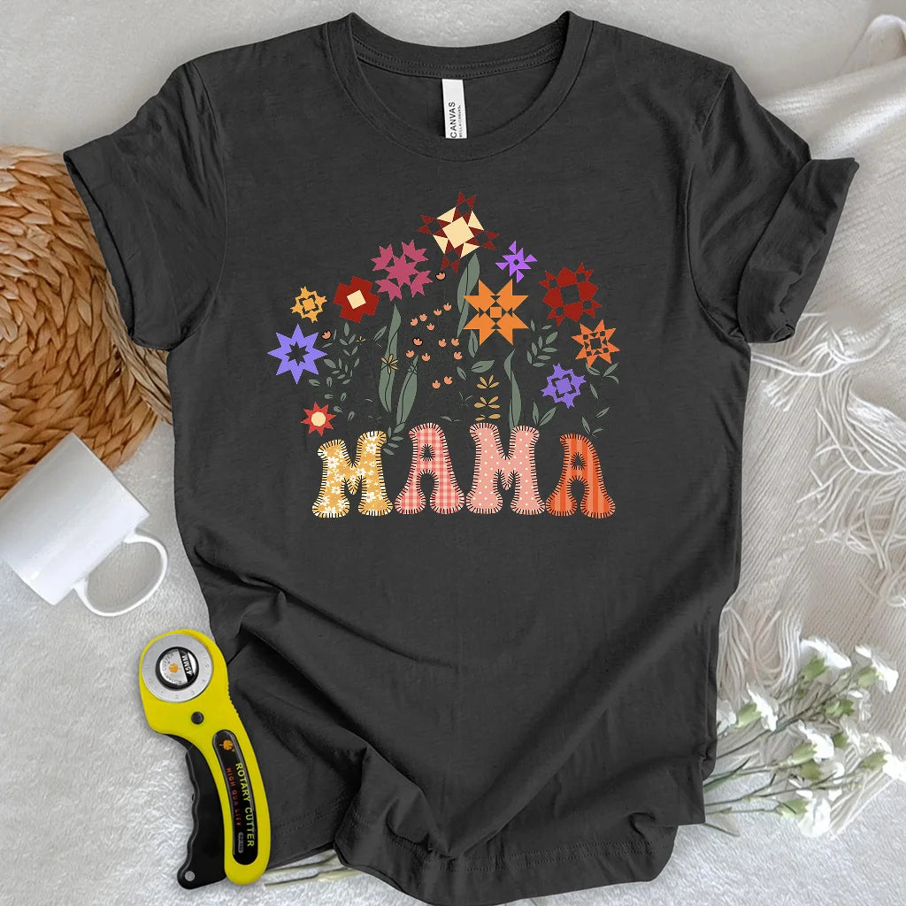 Stitched With Love Mama T-Shirt