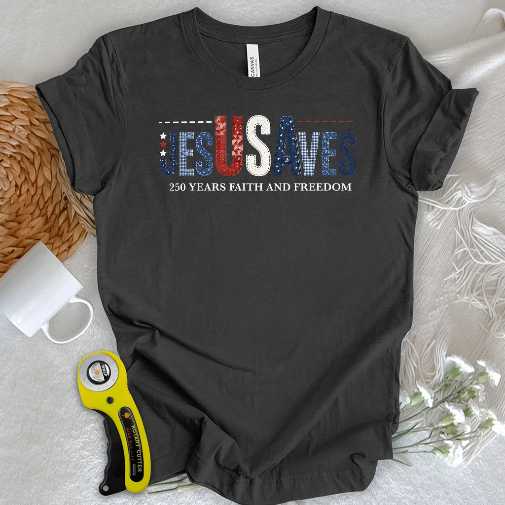 Stitching Faith Since 1776 T-shirt