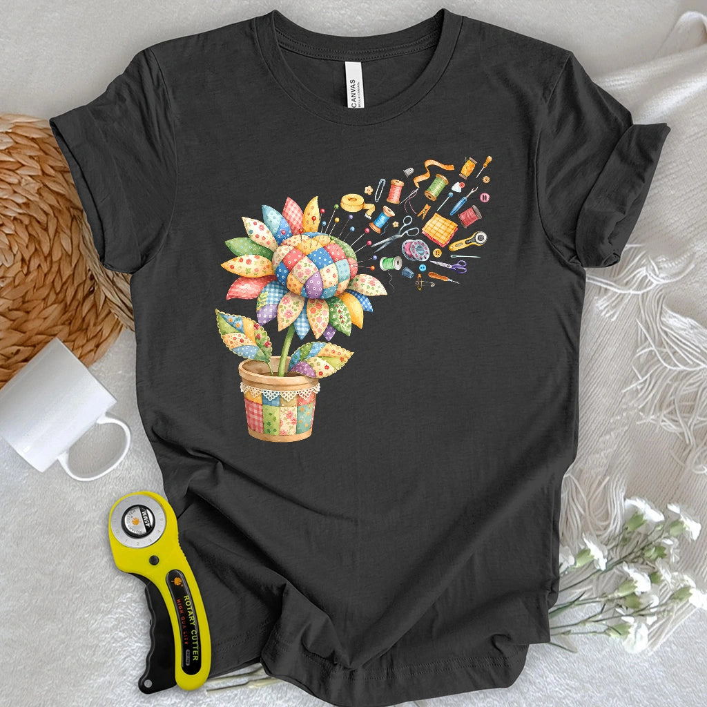 Sunflower Sewing Tools T-shirt