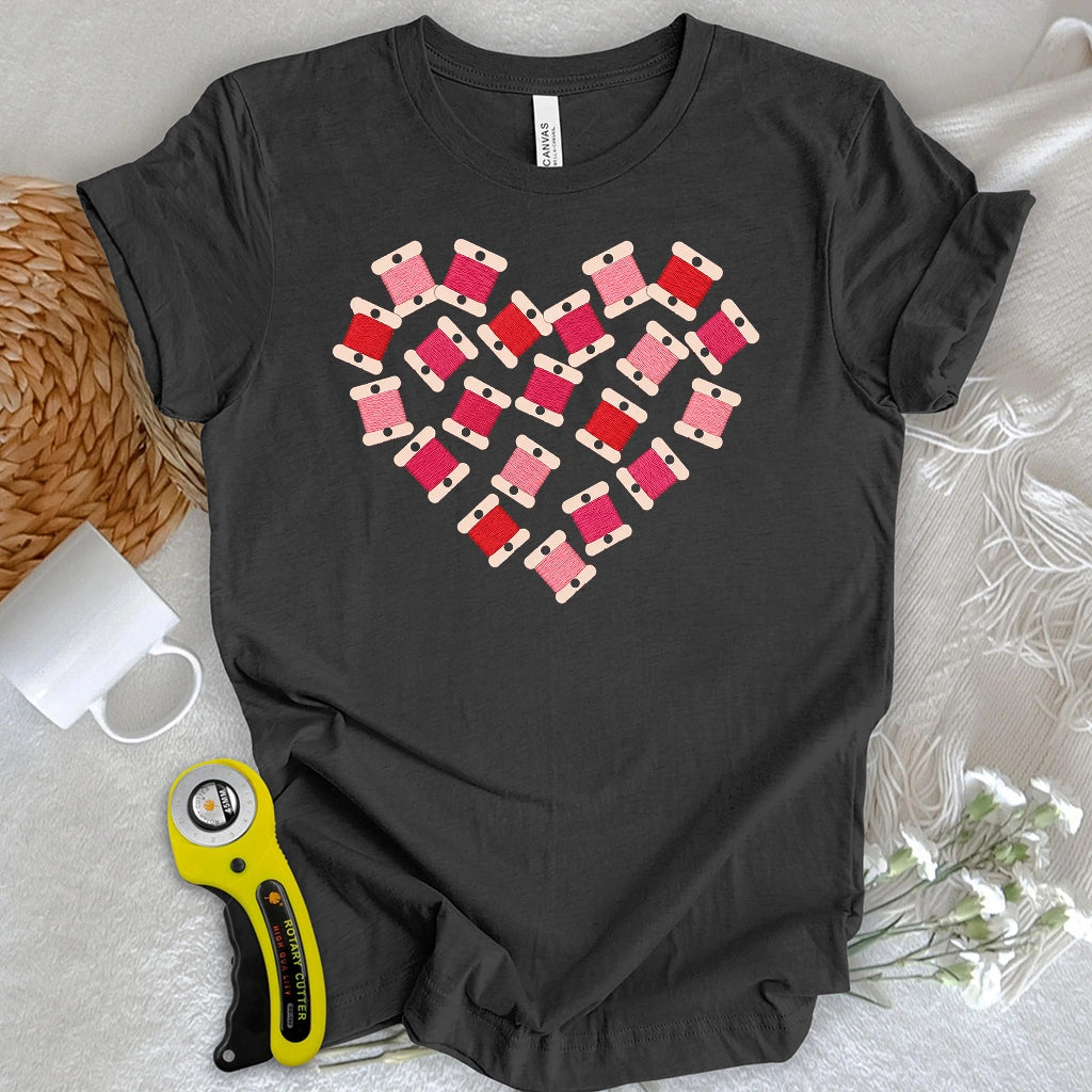 Threads Heart T-shirt