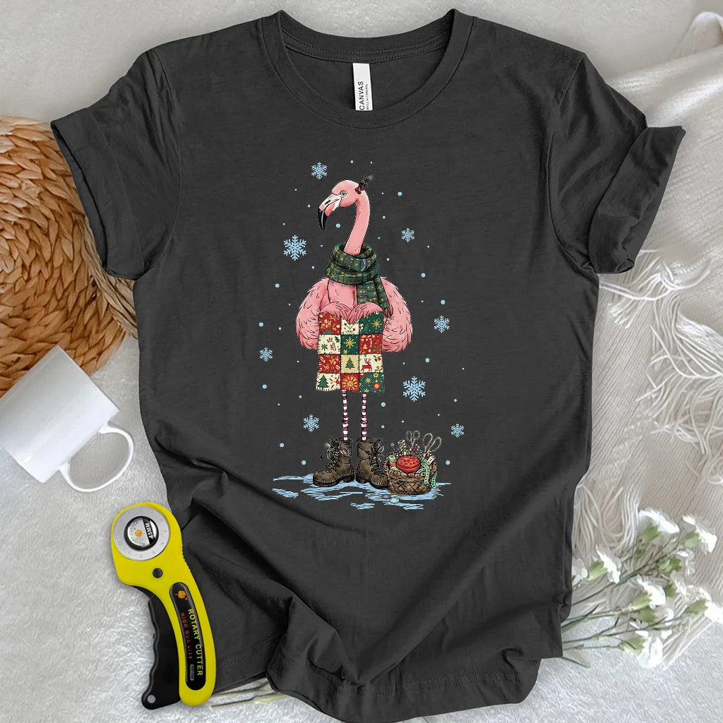 Winter Flamingo T-shirt
