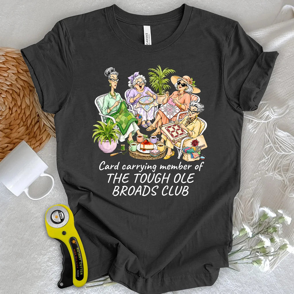 Woman Sewing Company T-shirt