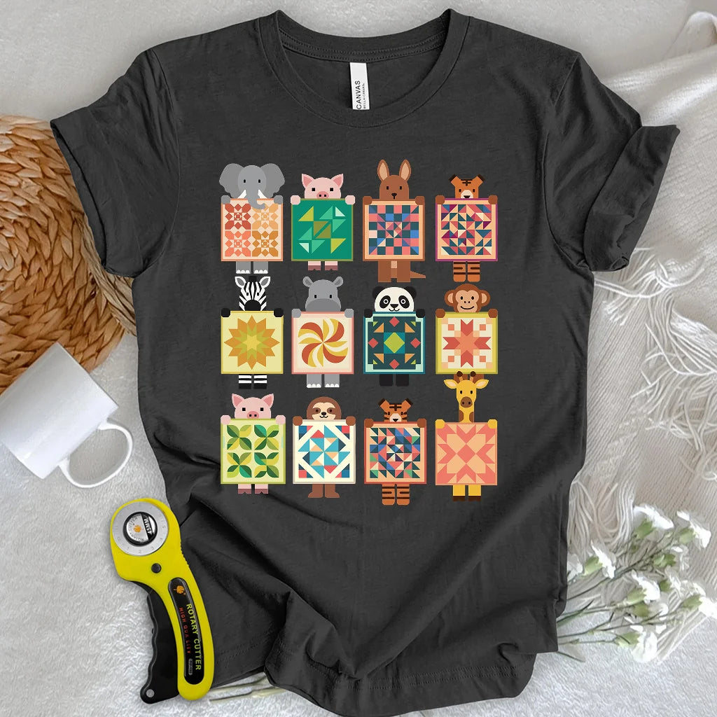 Woodland Patchwork Crew T-Shirt