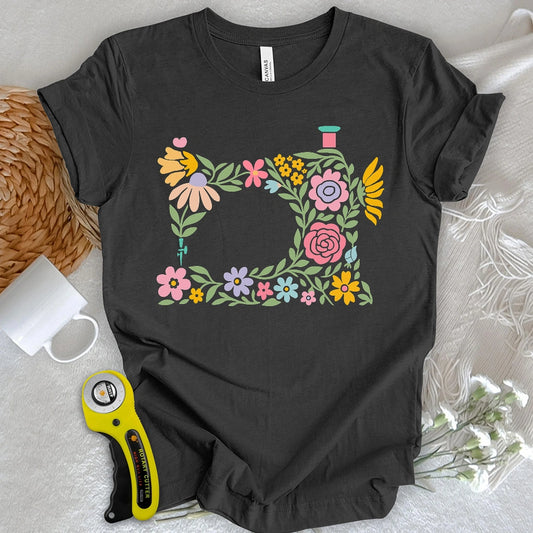 Abtract Flower Machine T-shirt