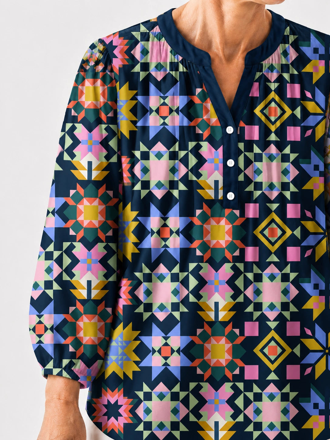 Folk Star Tapestry Blouse