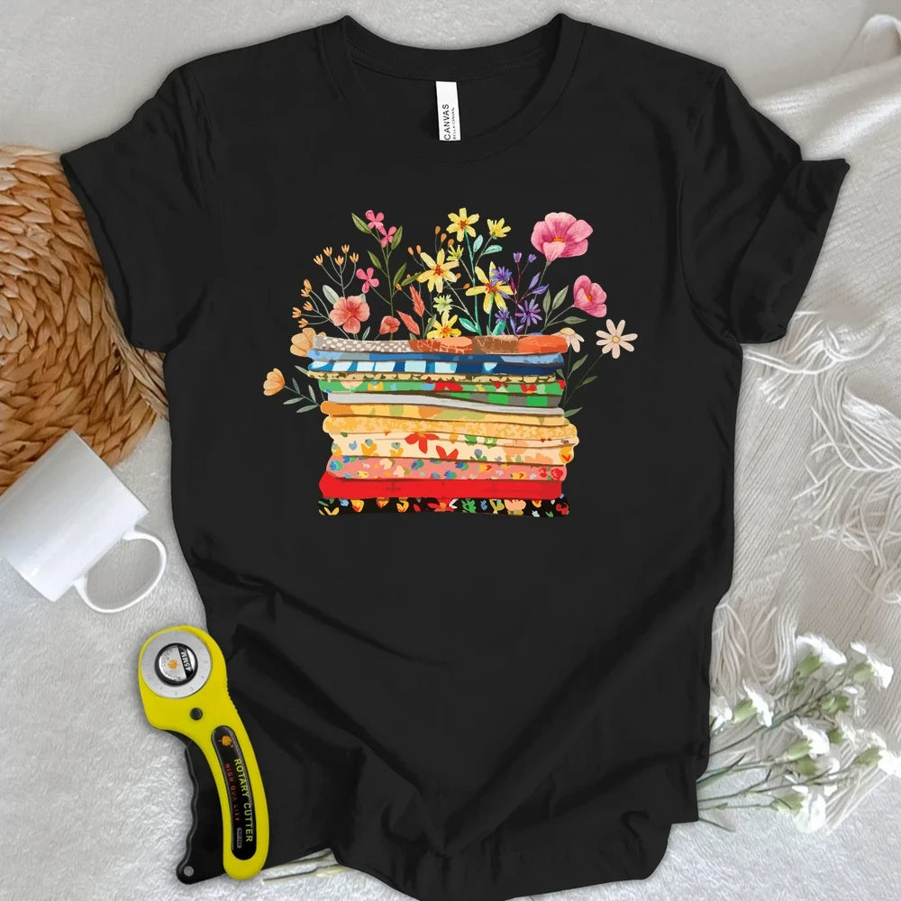 Floral Fabric T-shirt