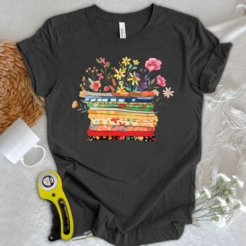 Floral Fabric T-shirt