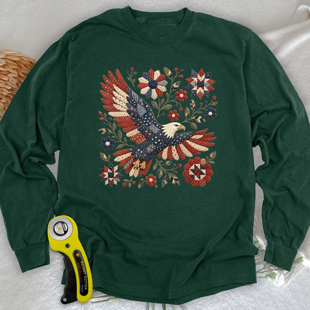 American Eagle Appliqué Long Sleeve T-shirt