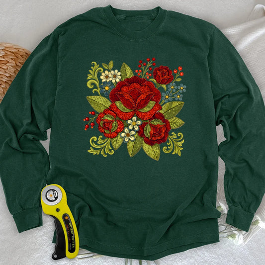 Appliqué Nerd Long Sleeve T-shirt