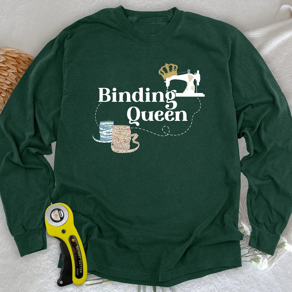 Binding Queen Long Sleeve T-shirt
