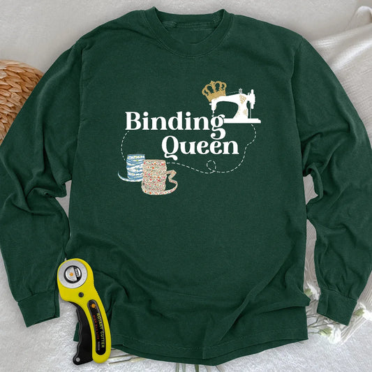 Binding Queen Long Sleeve T-shirt