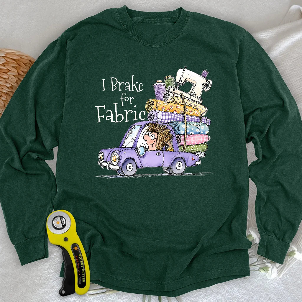 Brake for Fabric Long Sleeve T-shirt