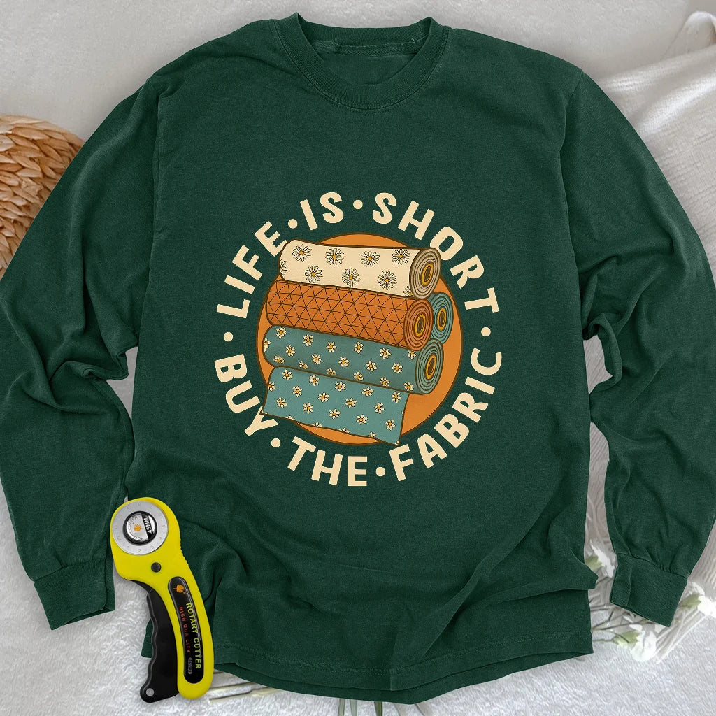 Kaufen Sie das Stoff-Langarm-T-Shirt