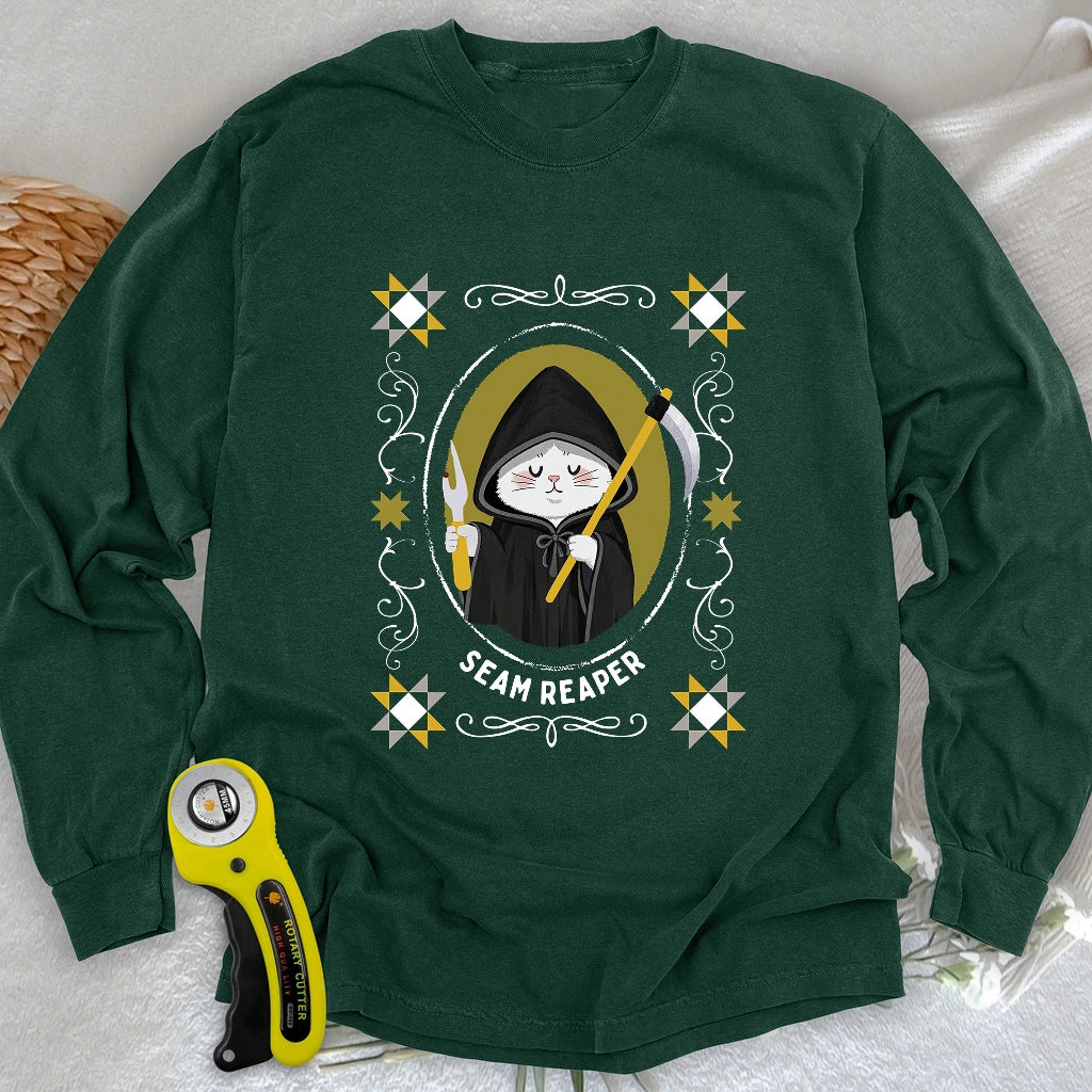 Cat Seam Reaper Long Sleeve T-shirt