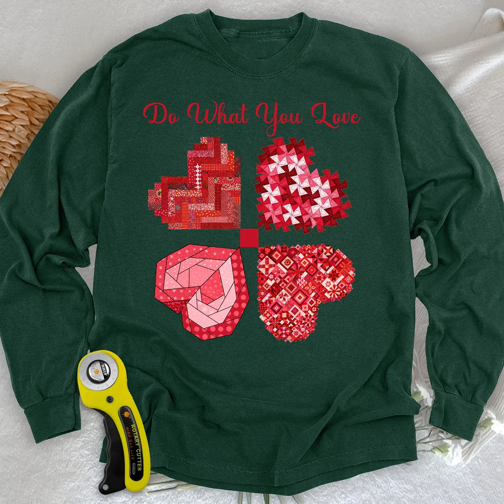 Do What You Love Langarm-T-Shirt