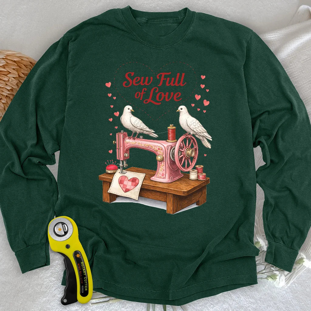 Full of Love Langarm-T-Shirt