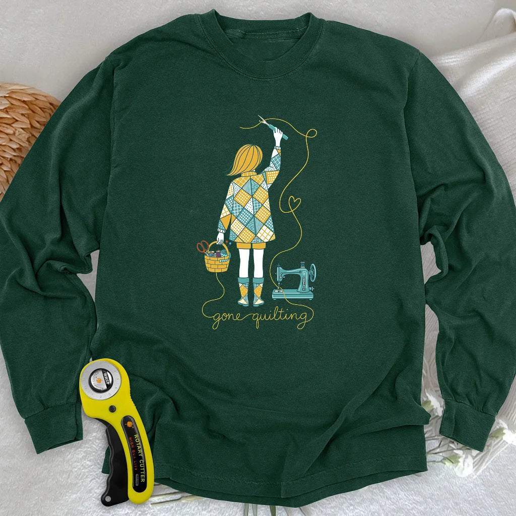 Longsleeve "Beim Quilten"