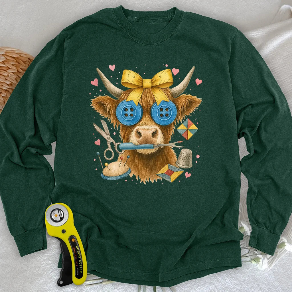 Hochlandrind Langarm-T-Shirt